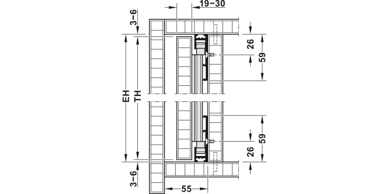 Hawa Concepta 40 SC Set 1851-2500mm 40kg