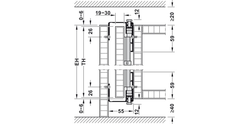 Hawa Concepta 50 SC Set 2301-2850mm 50kg