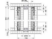Hawa Concepta 50 SC Set 2301-2850mm 50kg