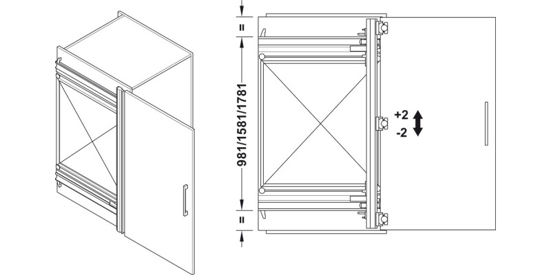 Slido F-Park72 50A 1Dr Set 665/1200-1400