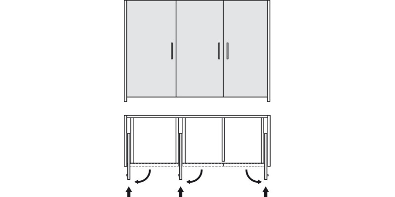 Slido F-Park72 50A 1Dr Set 665/1200-1400