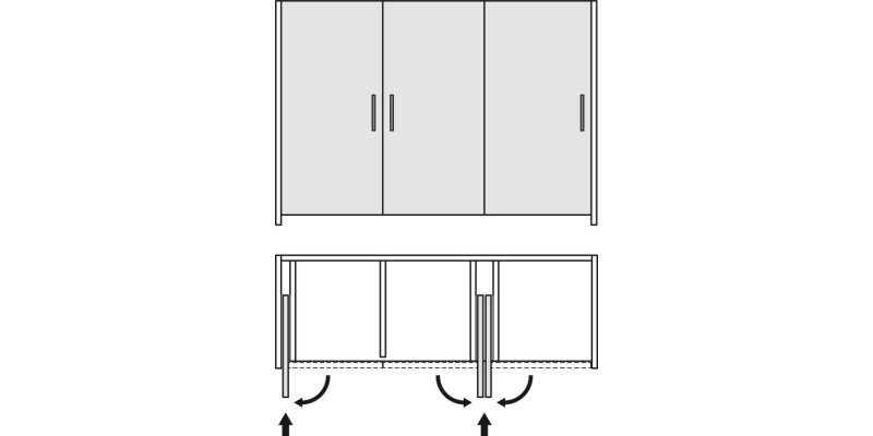 Slido F-Park72 50A 1Dr Set 665/1200-1400
