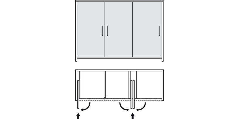 Slido F-Park72 50A 1Dr Set 665/1200-1400