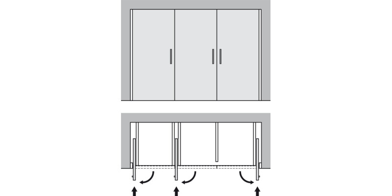 Slido F-Park72 50A 1Dr Set 665/1200-1400