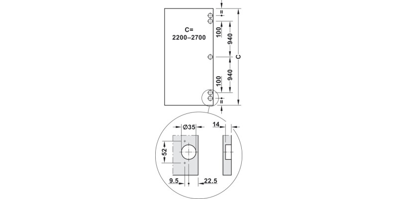 Slido F-Park72 50A 1Dr Set 560/1990-2200