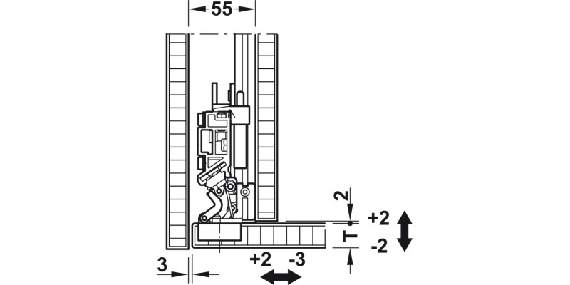 Slido F-Park72 50A 1Dr Set 560/1990-2200