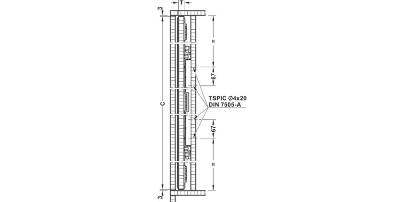 Slido F-Park72 50A 1Dr Set 560/1990-2200