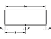 Slido F-Fold61 25A Std Hinge wo Cov LH