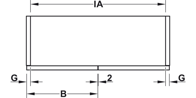 Slido F-Fold61 50A Adj Hinge wo Cov LH
