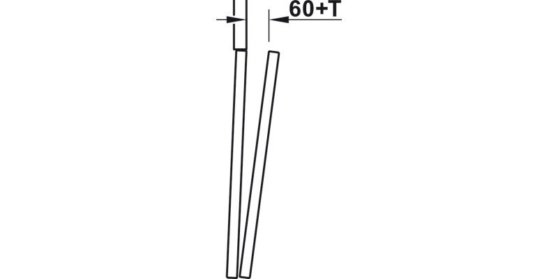 Slido F-Fold61 50A Adj Hinge wo Cov RH