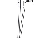 Slido F-Fold61 50A Adj Hinge wo Cov RH