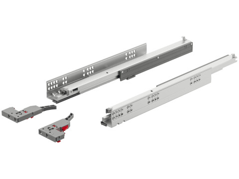 Concealed Runners, Full Extension, Synchronised, Load Capacity 30 kg, Matrix Box