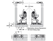 Dynapro 1D Fnt Lock Device+Shelf Holder