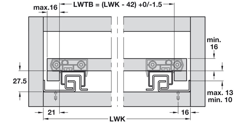 Dynapro 1D Fnt Lock Device+Shelf Holder