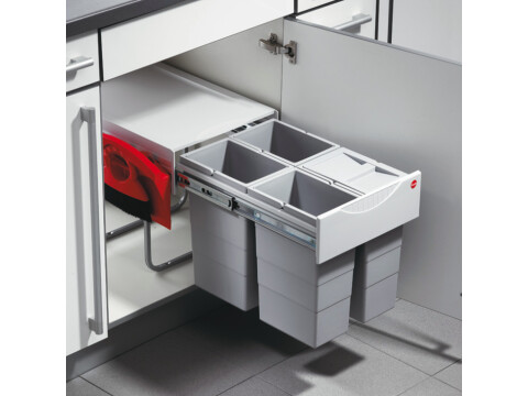 Hailo Tandem 400 Bin 4x10L Lt Gry
