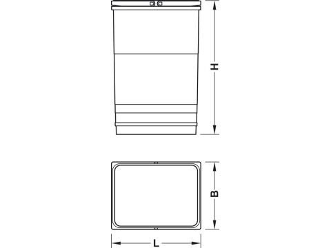 Waste Bin, for Ninka One2Five and One2Seven