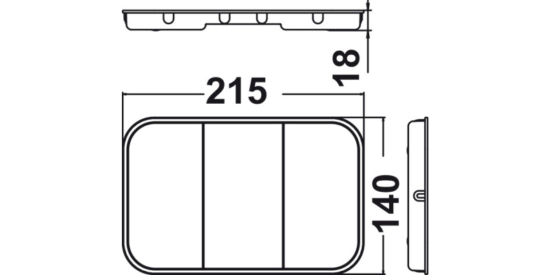 One2Five+Seven Lid 5.5+8L Dk Gry