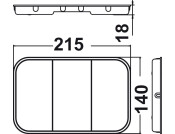 One2Five+Seven Lid 5.5+8L Dk Gry