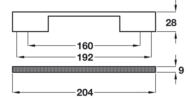 Disco Pull Hdl ZA Pol Chr 160/192mm cc