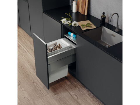 Pull Out Waste Bin, 400 mm, Vauth-Sagel VS ENVI Space XX Pro S / Pro