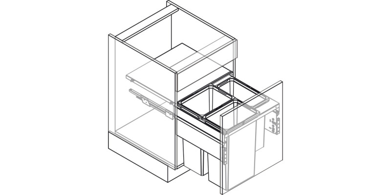 VS Envi Space XX Pro Bin 600 88L Slv