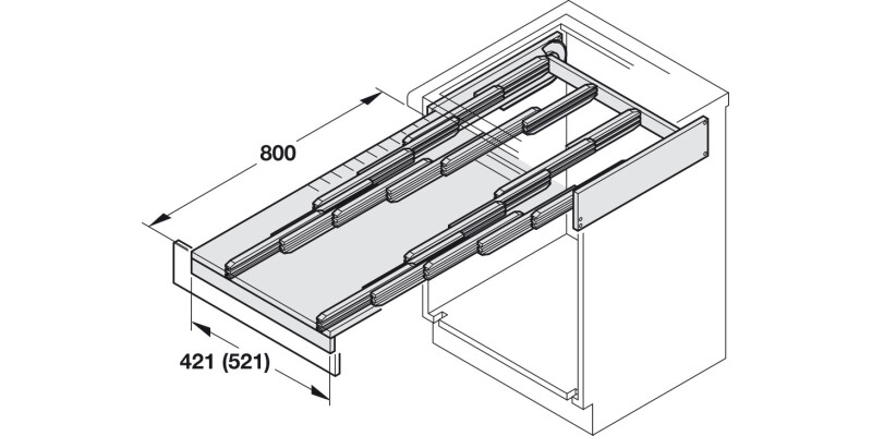 Rapid PO Table 600mm 100kg SSE
