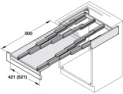 Rapid PO Table 600mm 100kg SSE