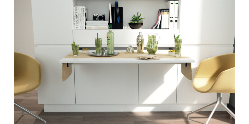 LUNCH+39 PO Drw Table Fitting 450/1200mm