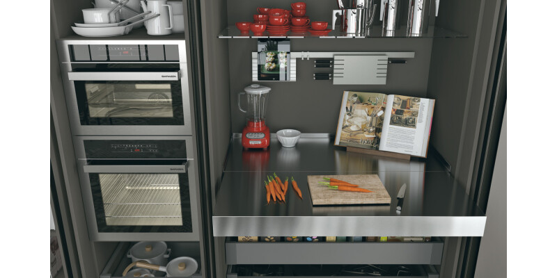 OPLA PO W/T w Shelf 40kg 450mm St/AA