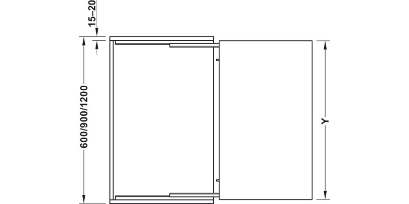 OPLA TOP PO W/T 40kg 600mm St/AA Slv