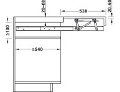 OPLA TOP PO W/T 40kg 600mm St/AA Slv