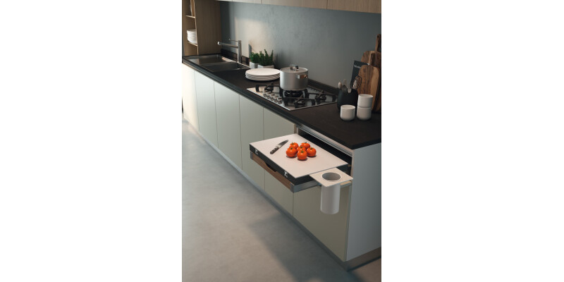 COOK PO W/T w Int Storage 60kg 600mm Slv