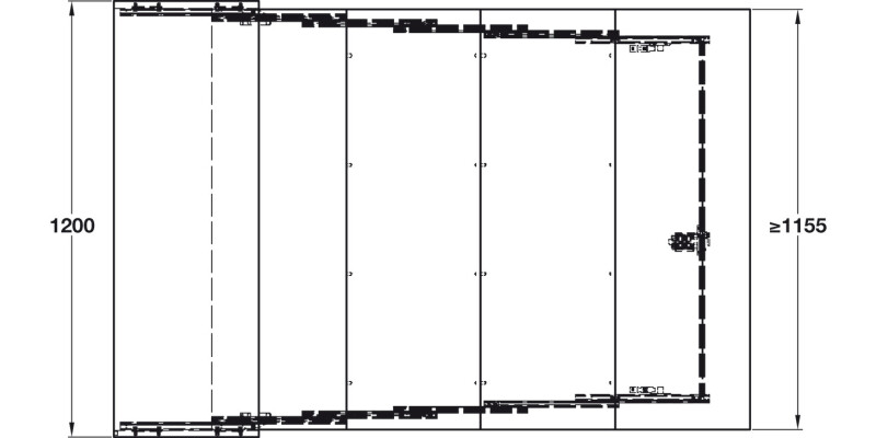 MENSOLA T-ABLE+39 PO Table w Leg 1200mm