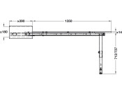 MENSOLA T-ABLE+39 PO Table w Leg 1200mm