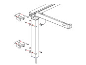 Ropox Wall Bracket St Wht Paint