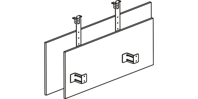 Ropox Hidden Panel Fittings St Wht Paint