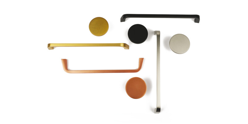 Este Pull Handle ZA Brshd Copper 160mm c