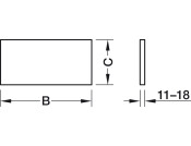 MX Std Sgl Drw Sides 80/300mm St Wht