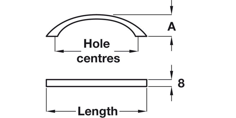 Cordelia Bow Hdl ZA PC 64mm cc