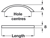 Cordelia Bow Hdl ZA PC 64mm cc