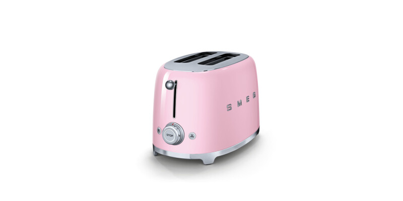 Smeg FAB TSF01PKUK Toaster 2 Slc Pnk