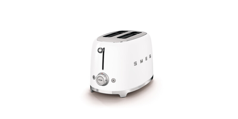 Smeg FAB TSF01WHUK Toaster 2 Slc Wht