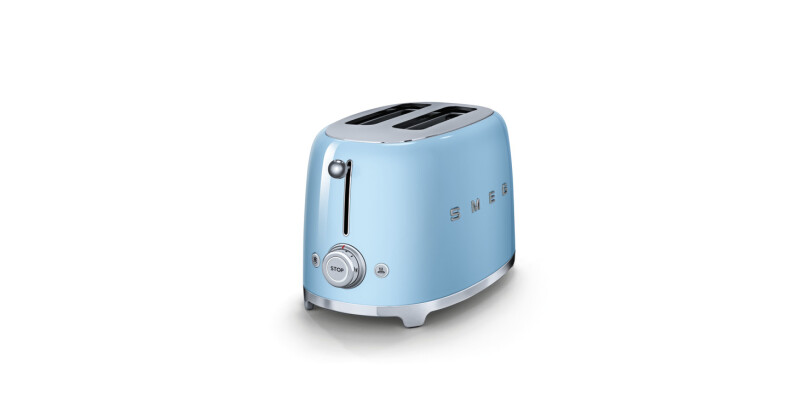 Smeg FAB TSF01PBUK Toaster 2 Slc Blu