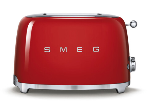 Smeg FAB TSF01RDUK Toaster 2 Slc Red
