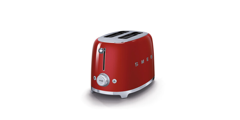 Smeg FAB TSF01RDUK Toaster 2 Slc Red