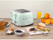 Smeg TSF03PGUK Toaster 4 Slc P.Grn