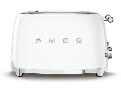 Smeg TSF03WHUK Toaster 4 Slc Wht