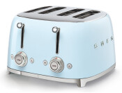 Smeg TSF03PBUK Toaster 4 Slc P.Blu