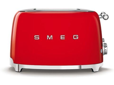 Smeg TSF03RDUK Toaster 4 Slc Red