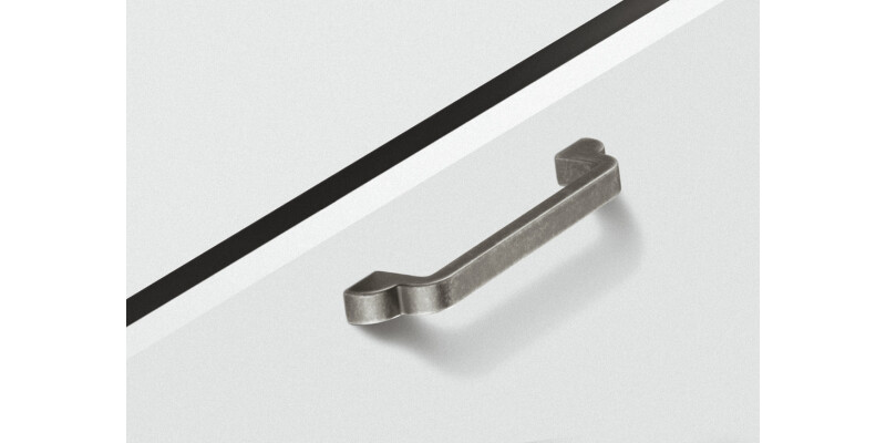 Theodore D Pull Hdl ZA Ant Brass 128mmcc